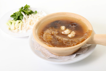 fish maw soup, chinese food