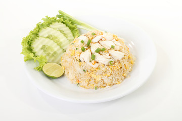 Thai crab fried rice, thai food