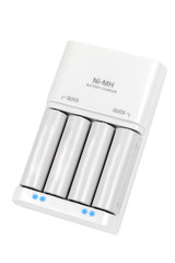 Battery charger with batteries