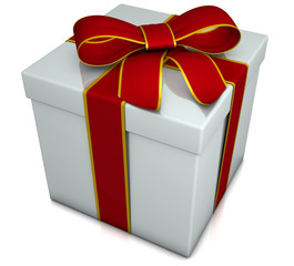 Geschenk mit Schleife