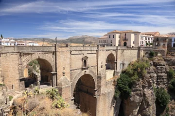 Cercles muraux Ronda Pont Neuf Puente Nuevo in Ronda, Andalusia Spain