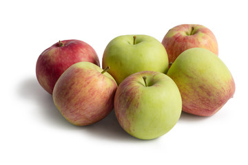 Fototapeta na wymiar five apples