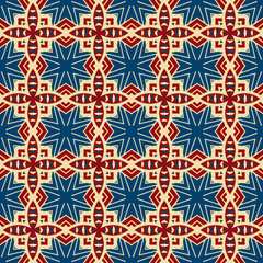 vintage wallpaper pattern seamless background. Vector.