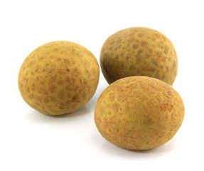 Longan tropical fruit tastes sweet.