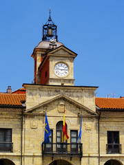 Fototapeta na wymiar City Hall, Aviles, Spain