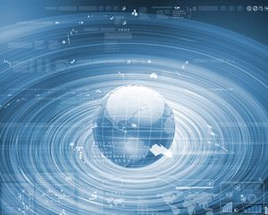 Obraz premium Global technology image