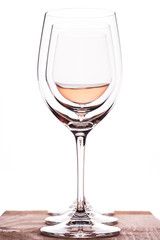 3 Weingläser mt Rosewein