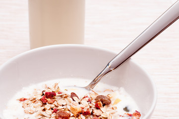 Müsli in einer Schale