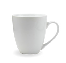 tea cup on white
