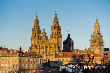 Fototapeta na wymiar Katedra w Santiago de Compostela I
