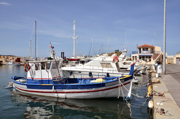 Port of Banyuls-sur-Mer in France