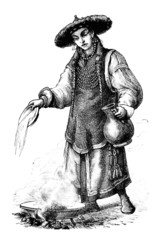 Obraz premium Traditional Siberian Woman