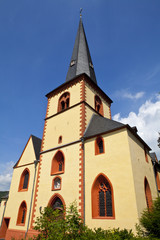 Fototapeta na wymiar St Martin Church w Linz am Rhein, Niemcy
