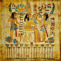 old egyptian parchment