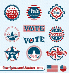 Vector Set; Vote Labels and Badges