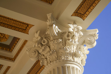 Detail of a Corinthian Capital Column