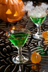 Halloween drinks - Witch Blood Martini