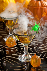 Halloween drinks - Witch Blood Martini
