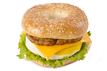 Sausage Egg and Cheese Breakfast