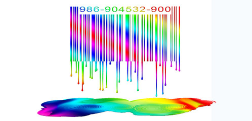 Dripping Rainbow Barcode