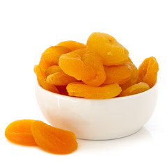 Dried Apricots Isolated
