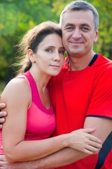Fototapeta premium mature couple