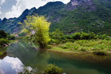 Fototapeta na wymiar Thuong Rzeka