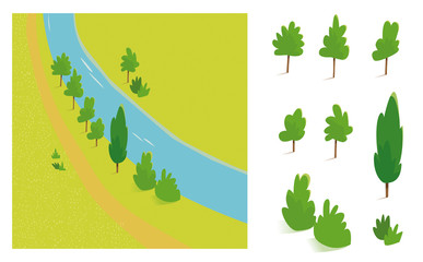 Naklejka premium arbres