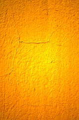 Orange wall cracks