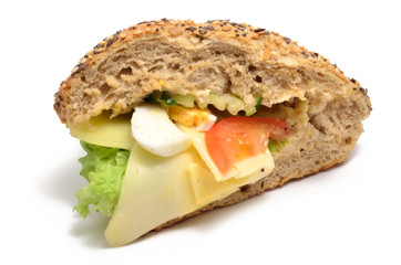 Belegtes Brötchen