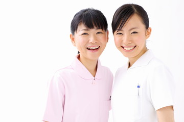 看護婦二人