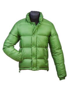 Male coat isolated on the white