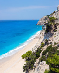 White Egremni beach (Lefkada, Greece)