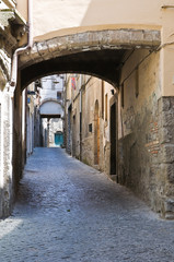 Fototapeta premium Alleyway. Viterbo. Lazio. Italy.