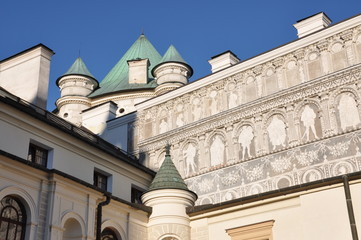The courtyard of the castle