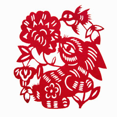 Zodiac Chinese Paper-cutting (rabbit)