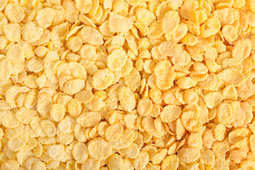 Corn flakes texture