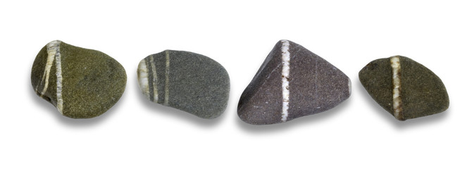 flat pebbles