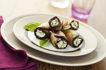 Eggplant rolls