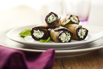 Eggplant rolls
