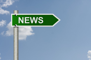 Obraz premium Getting the news