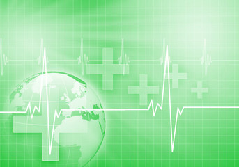 Heart beat illustration