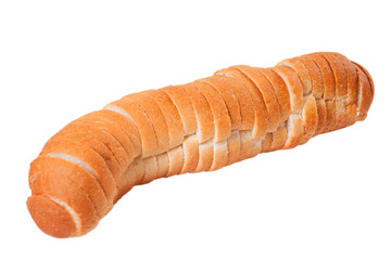 Sliced baguette..