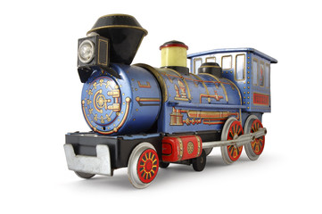 Toy Train Blue