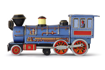 Toy Train Blue