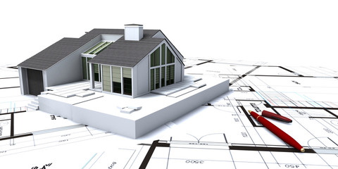 House planning close-up