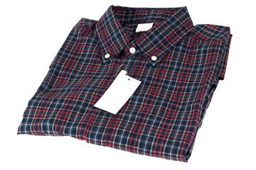 Red checked pattern shirt