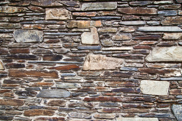 Textur einer Bruchsteinmauer