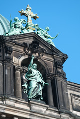 Sculpture over the main door of the Berlin Cathedral