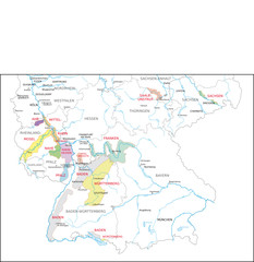 Weinbaugebiete Deutschland